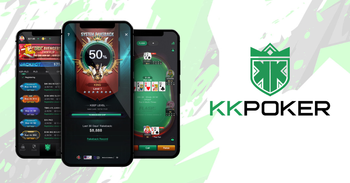 KKPOKERのアプリケーション画面イメージ